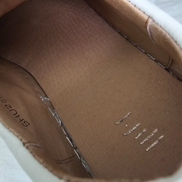 J Jill Tessa Genuine Leather Lightweight Lace Up Sneakers 9 White - Picture 7 of 10